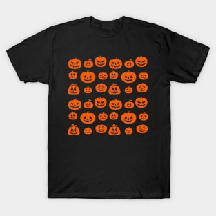 Jack O'lantern Pumpkin pattern T-Shirt